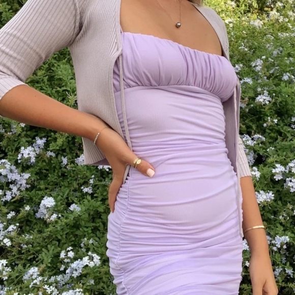 Princess Polly Penney Mini Dress in Purple 2 - Picture 5 of 9